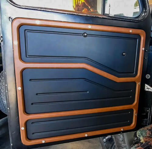 classic car door panels